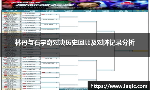 林丹与石宇奇对决历史回顾及对阵记录分析